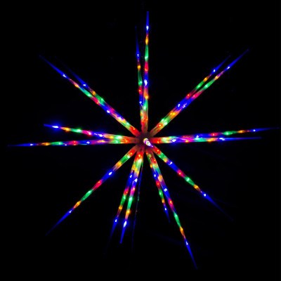 Christmas LED Meteor Light 1m - Multi-co