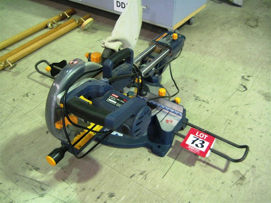 Ryobi mitre saw, Model Number EMS2025SCL (Type A Asset) Auction (0073