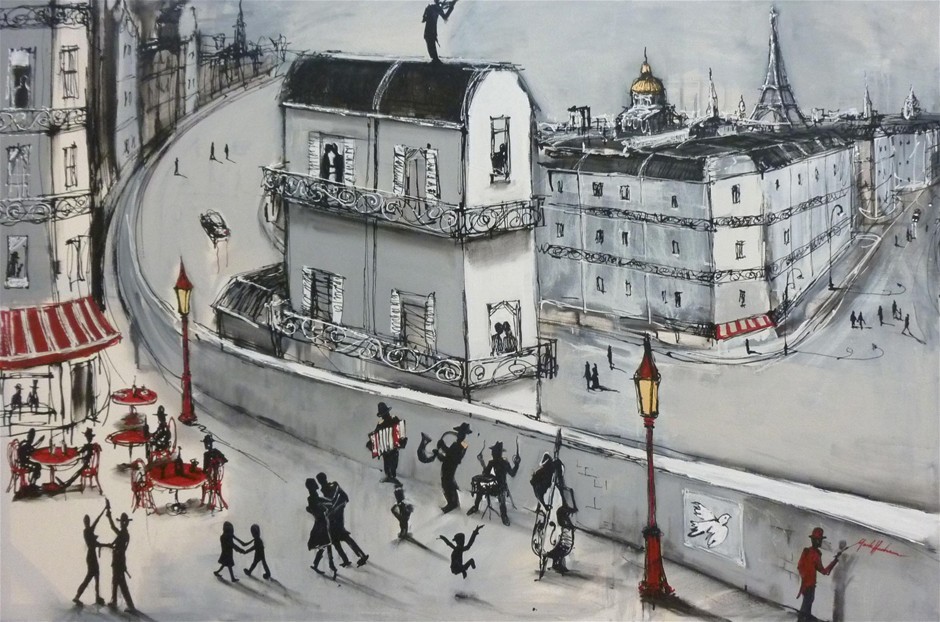 Mark Hanham, Original Acrylic on canvas,