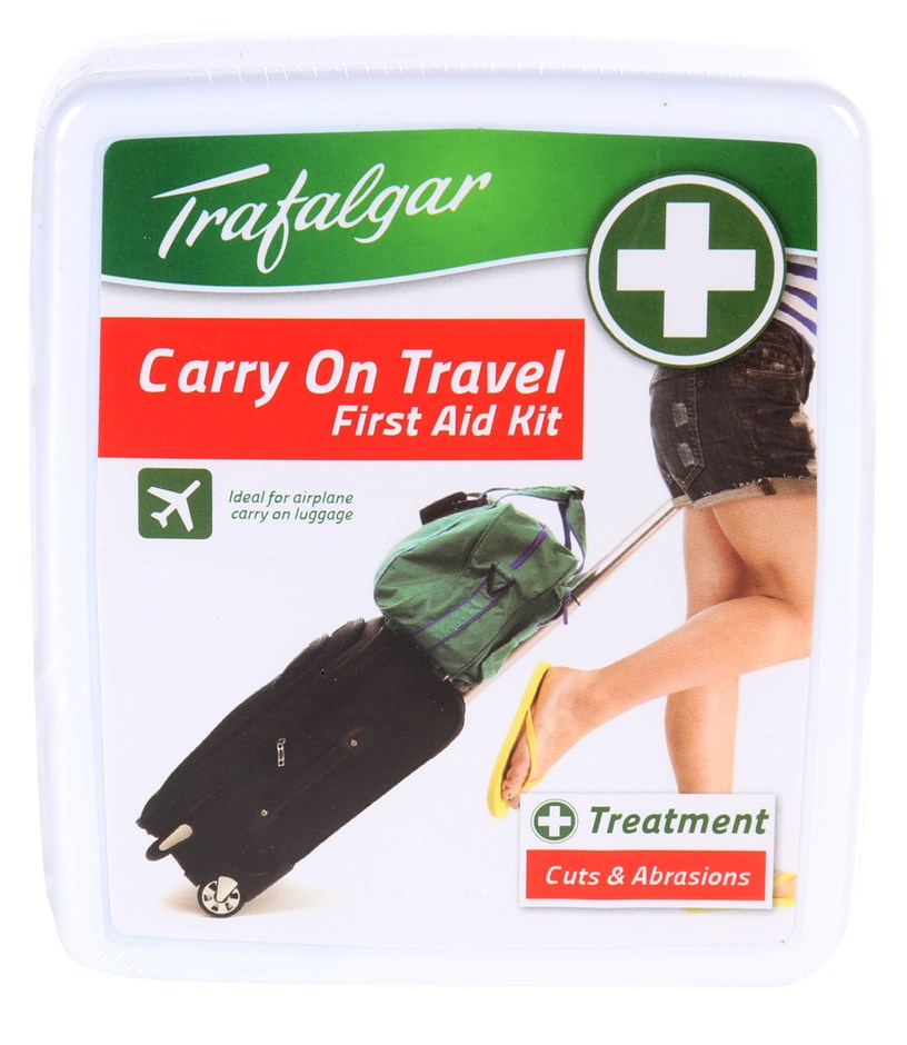 8 x TRAFALGAR CarryOn Travel First Aid Kits. Buyers Note Discount