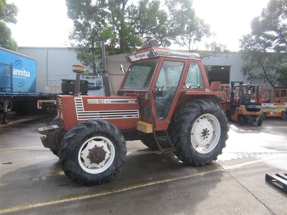 Fiat 10090 4WD CAB100 Tractor Auction (00027001850) Grays Australia