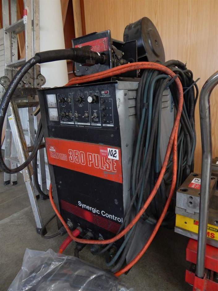 Mig Welder, CIG Transmig 350 Pulse Synergic Control, 350 max variable ...