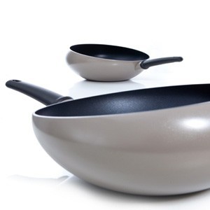 Boomerang Wok - Warm Grey 32CM