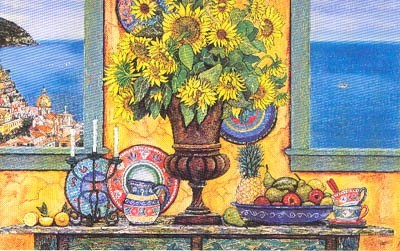 Sarina Baker - Sunflowers & Positano Vie