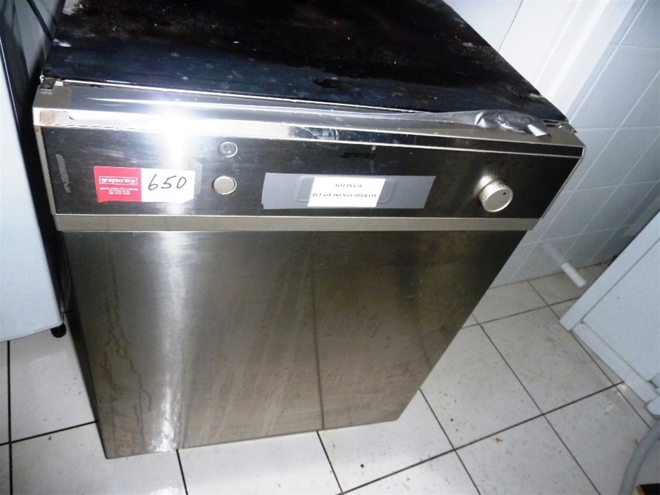 Dishwasher, Smeg, under bench Model SA623X, Italy, stainless steel