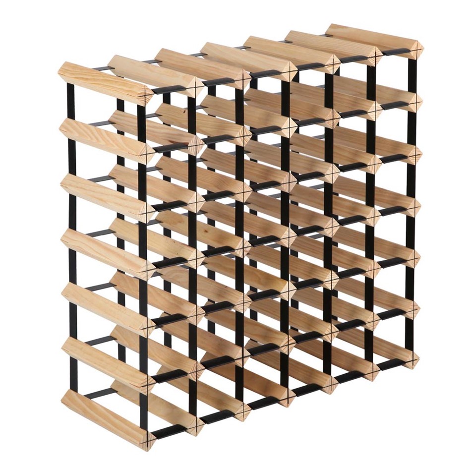 Artiss 42 Bottle Timber Wine Rack