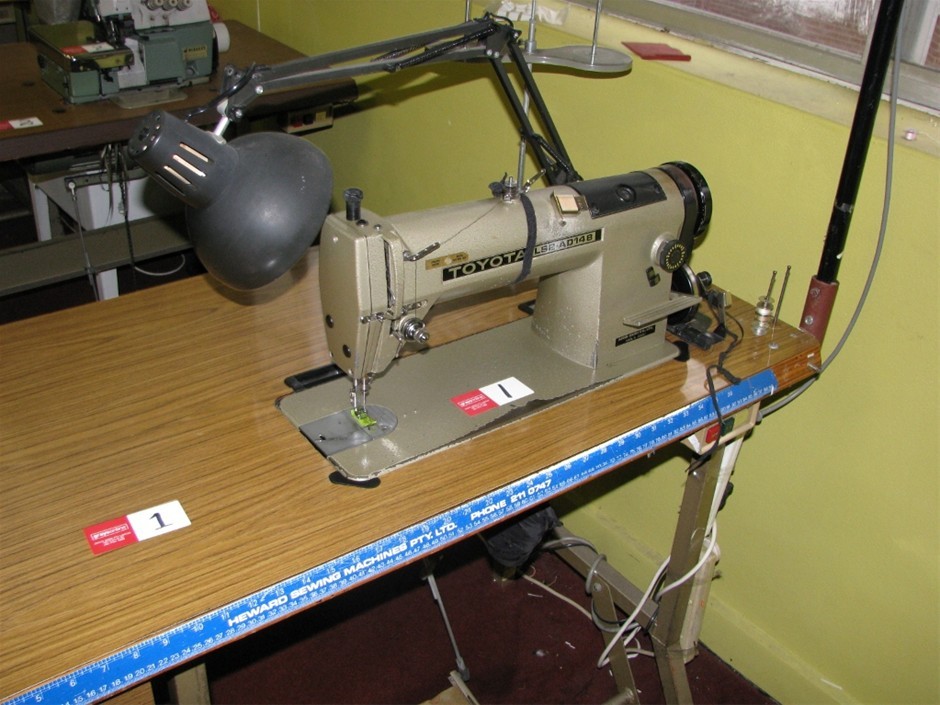 Industrial Sewing Machine, Toyota Model LS2-AD148, single needle with opera  Auction (0001-5003002) | Grays Australia