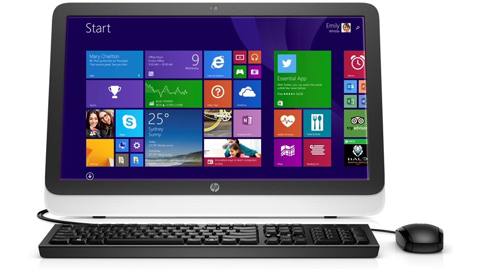 HP 23-r010a 23" FHD AIO/AMD E2-6110/4GB/