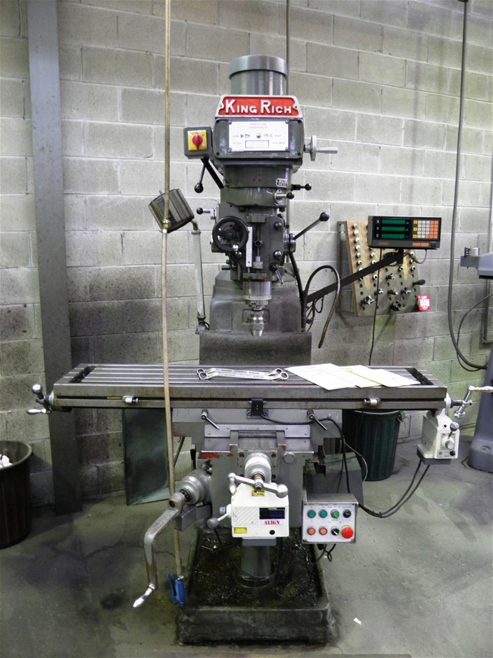 King rich milling machine, M/N KRV3000 Auction (00083001354) Grays