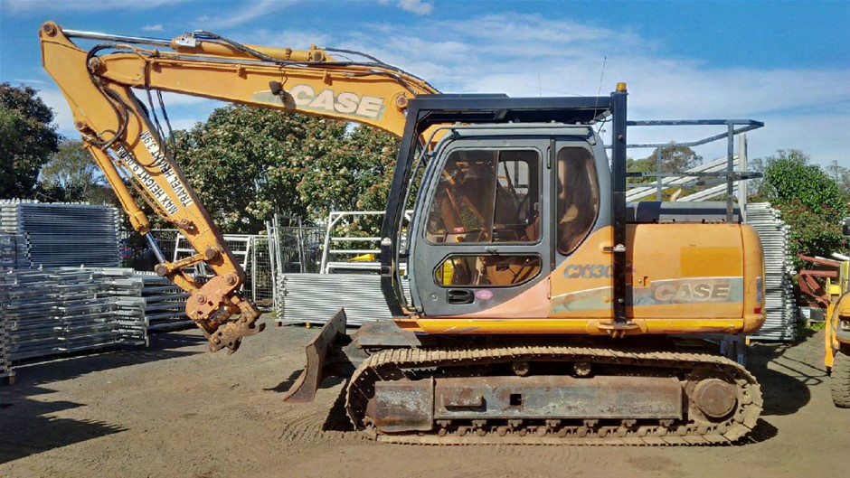 CASE 13T CX130 Excavator with Tilting Hitch Auction (00055020427