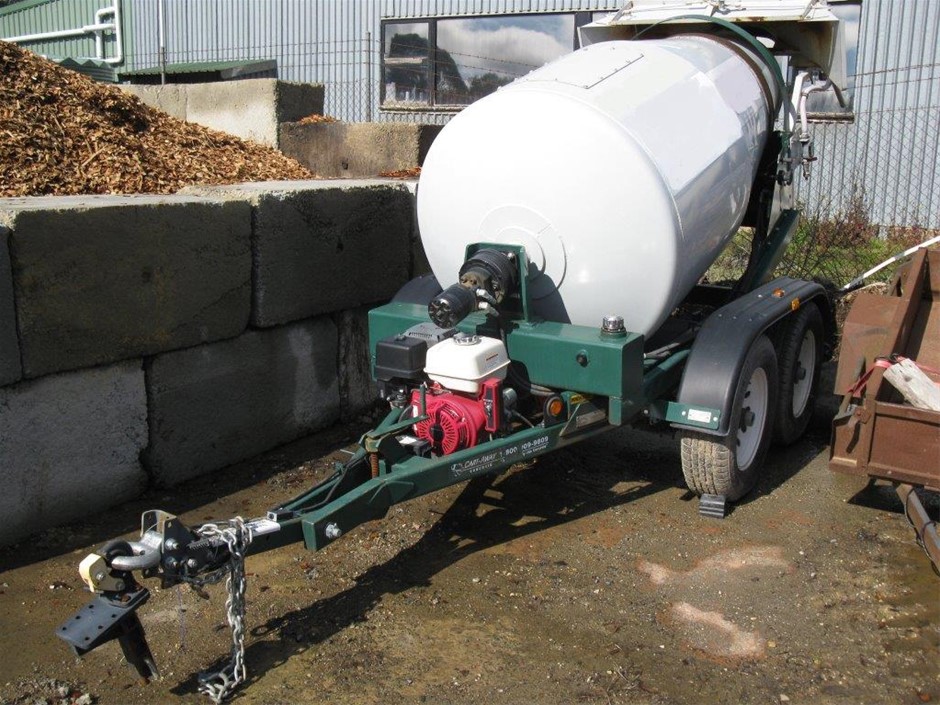 12/2014 Concrete Mixing Trailer Model CMK175 Cart Away Auction (0032