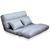 Artiss Double Size Adjustable Lounge Sofa - Grey