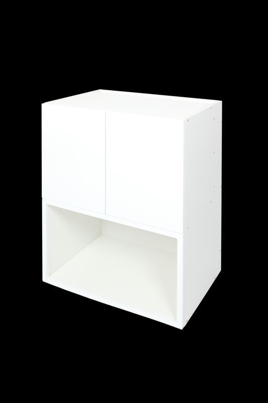 Assembled Kitchen Microwave Cabinet (2 d