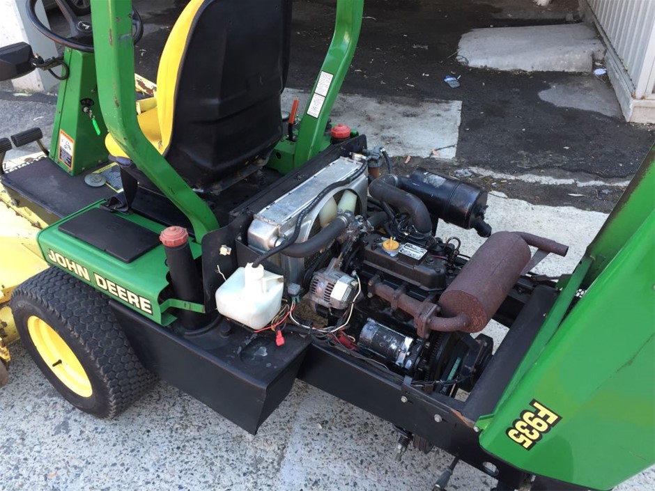John Deere F935 diesel ride on mower, diesel engine, 72`` cutting deck