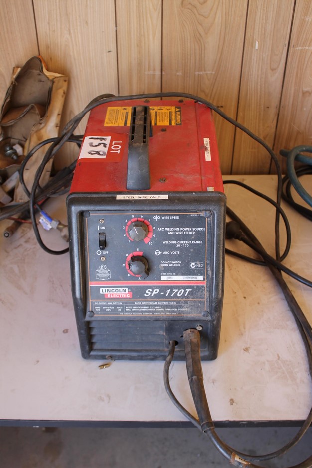 Lincoln Electric Sp 170t Gas And Gasless Mig Welder Auction 0158 Grays Australia