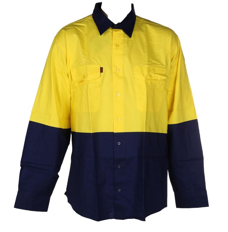 4 x KING GEE Work Cool Cotton Drill Shirts, Size 3XL, Long Sleeve