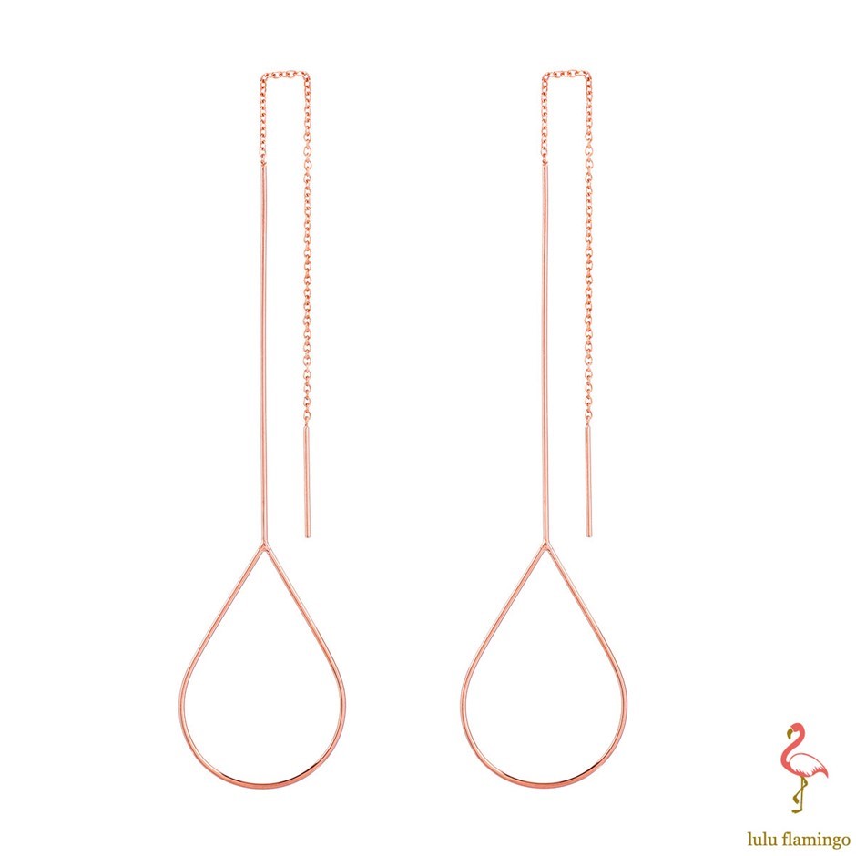 NEW Lulu Flamingo Rose Gold Plated 925 T