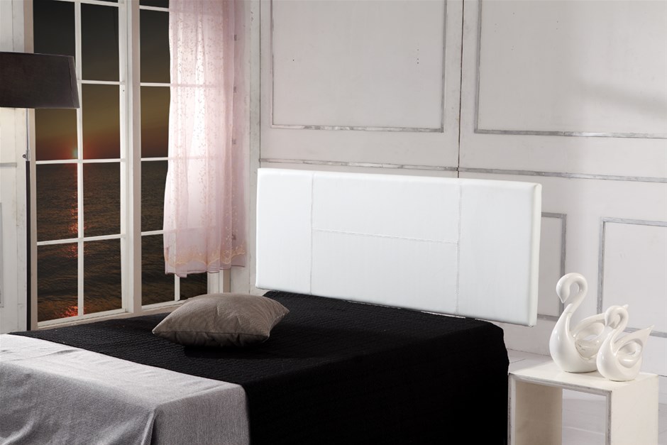 PU Leather Queen Bed Headboard Bedhead -
