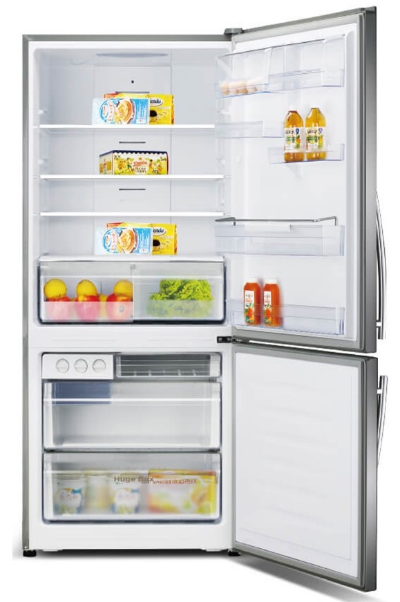 Hisense Stainless Steel 520L Bottom Mount Fridge (HR6BMFF520S) Auction
