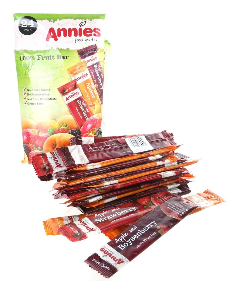 70 x ANNIES 100 Fruit Bars, Mixed Flavours. Buyers Note Discount