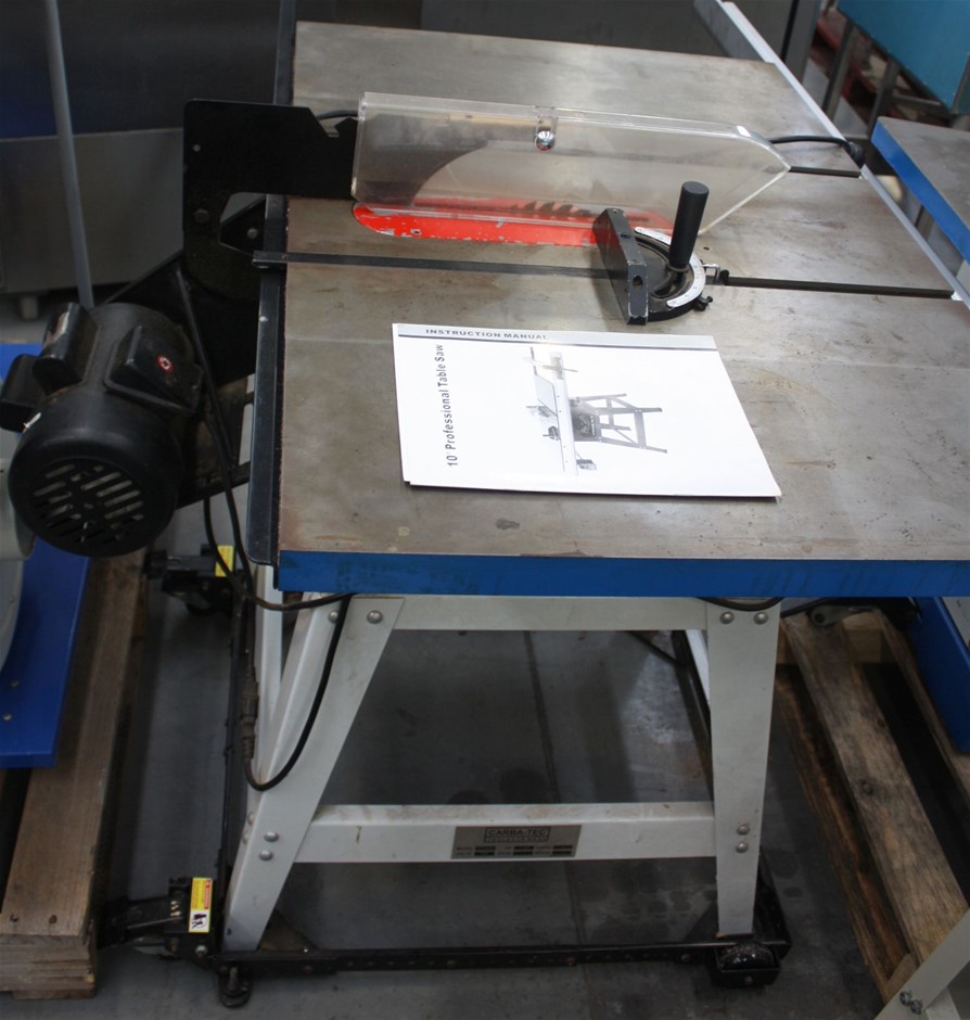 CARBA TEC 10' Professional Table Saw Auction (00483013916) Grays