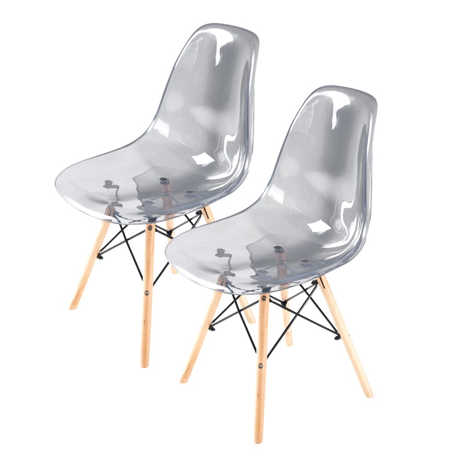 Replica Eames DSW Dining Chair - Crystal