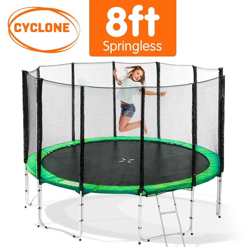Cyclone 8 ft Springless trampoline with 
