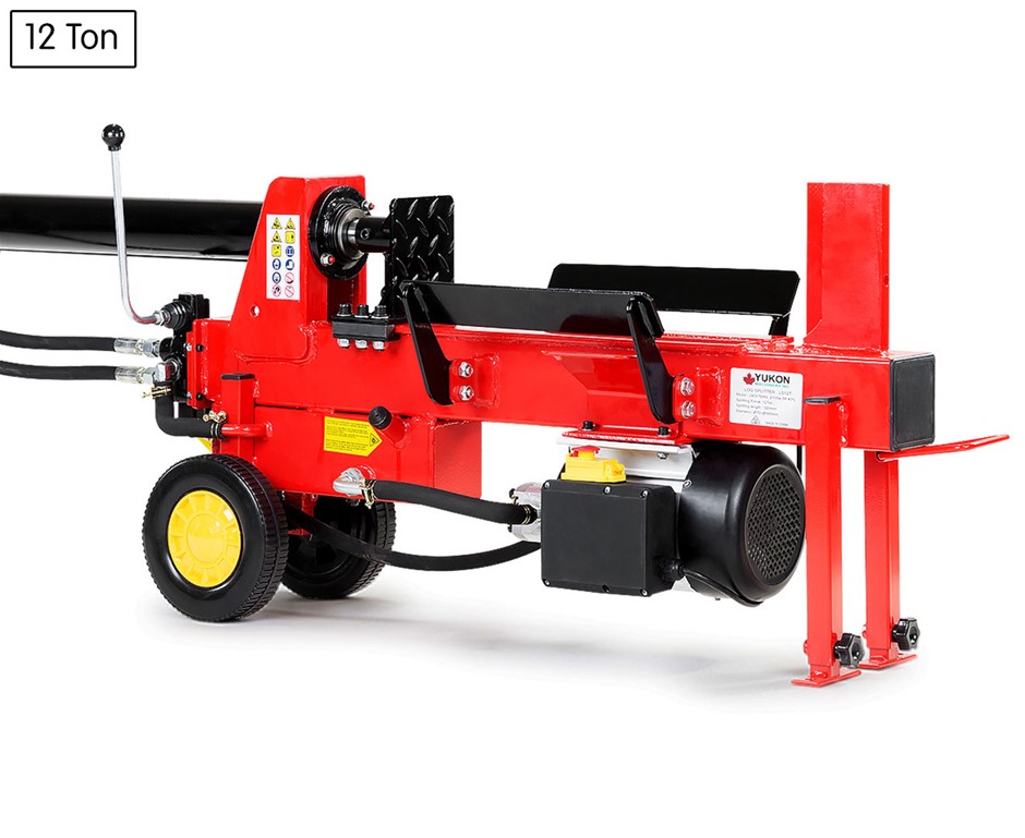 Yukon Electric 12 Ton Log Splitter Wood 