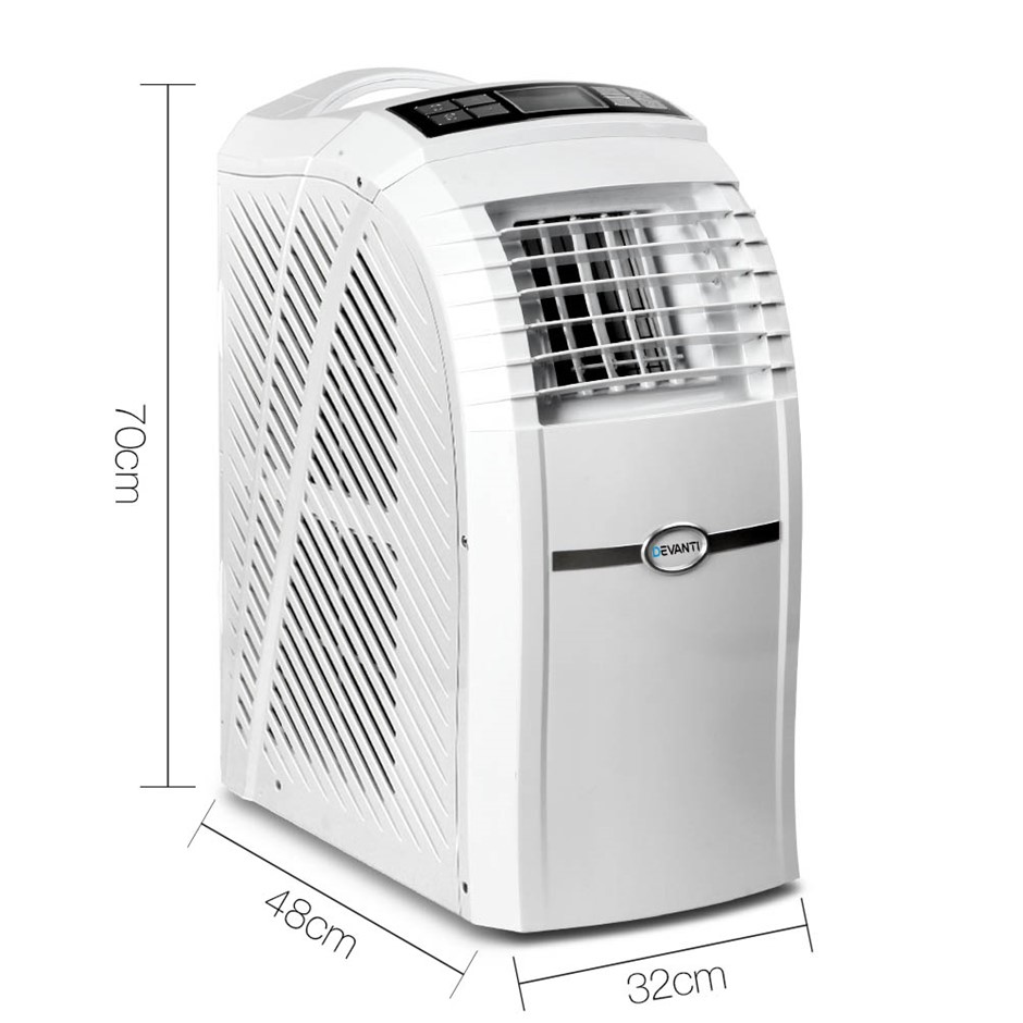 Buy Devanti 3 in 1 Portable Air Conditioner White Grays Australia