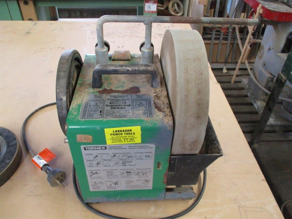 Tormek Supergrind 2000 Wet Grinding Machine Auction (00217018860