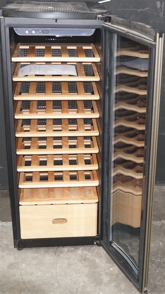 Haier 51 Bottles Stainless Steel Wine Chiller Jc160gd Auction Graysonline Australia