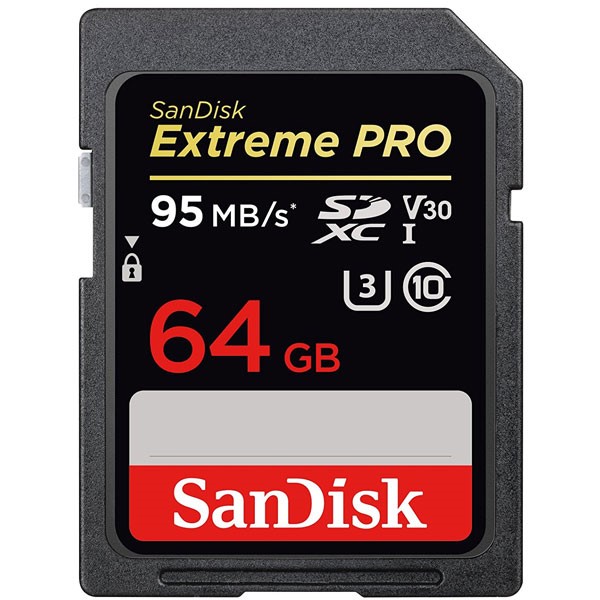SanDisk 64GB Extreme PRO UHS-I SDXC Memo