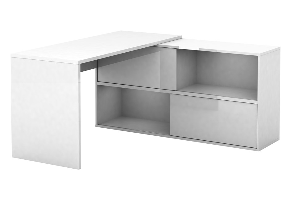 Mateo High Gloss Executive Desk