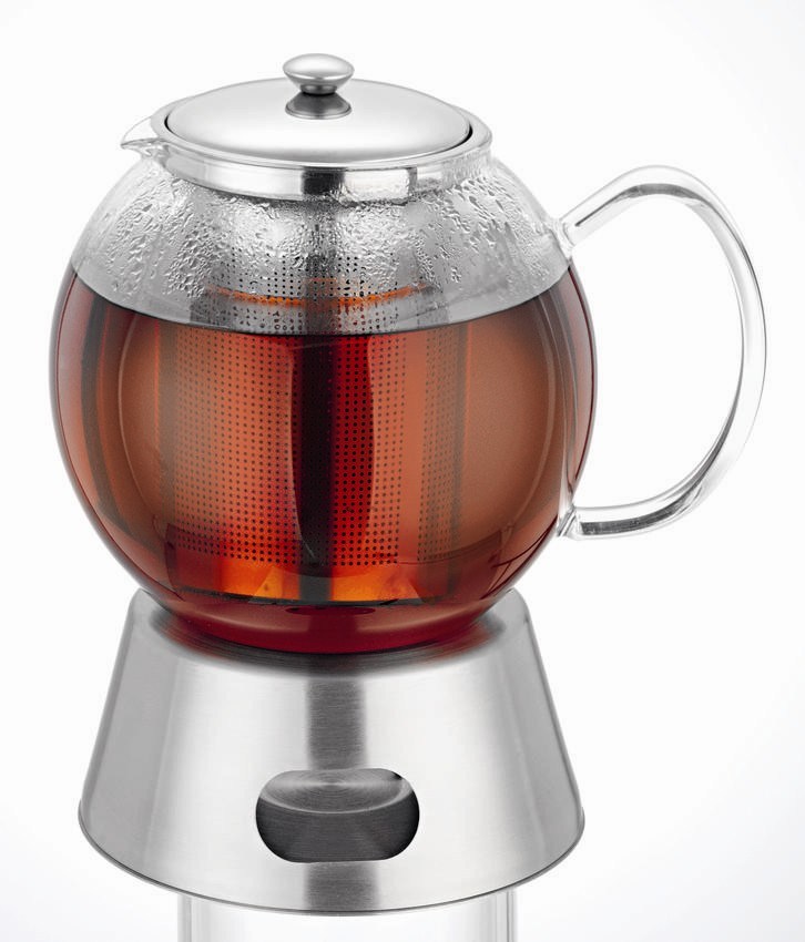 Avanti 1300ml Glass Teapot with Stainles