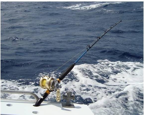 Game Fishing Combo - 2 Speed Reel with 5