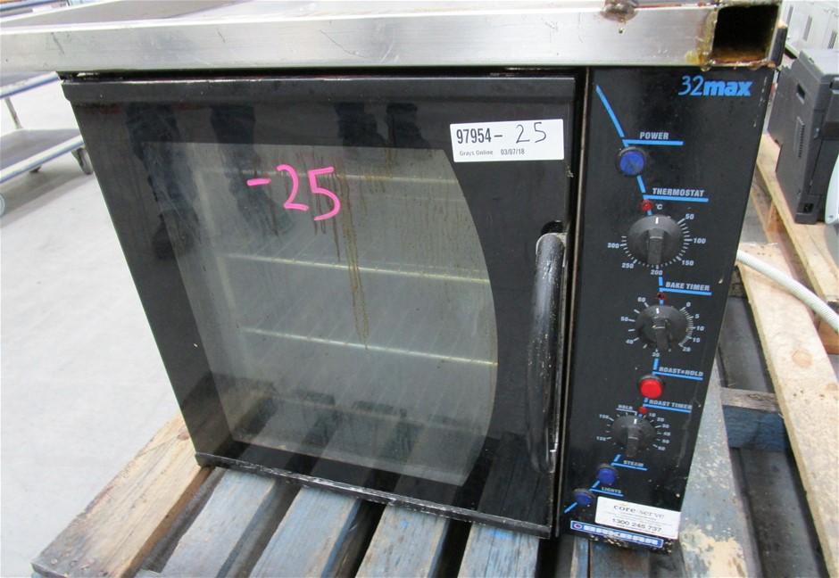 Moffat Bakbar Turbofan 32 Max Stainless Steel Electric Convection Ove