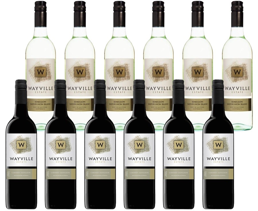 Wayville Estate Sem Sauvignon Blanc & Cabernet Sauv (12 x 750mL) Mixed Pack