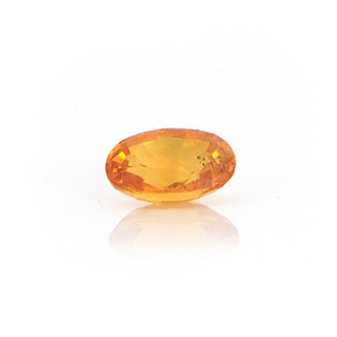 0.62ct Natural Orange Sapphire Oval Cut