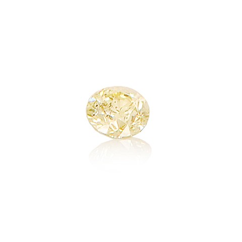 0.03ct Very Pale Olive Natural Diamond