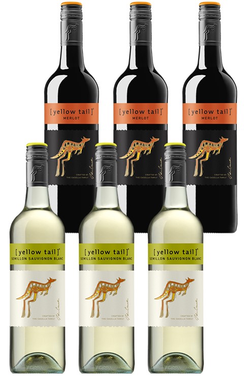 Yellowtail Semillon Sauv Blanc & Merlot 
