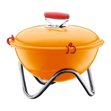 Bodum Fyrkat Picnic Charcoal Grill Orange