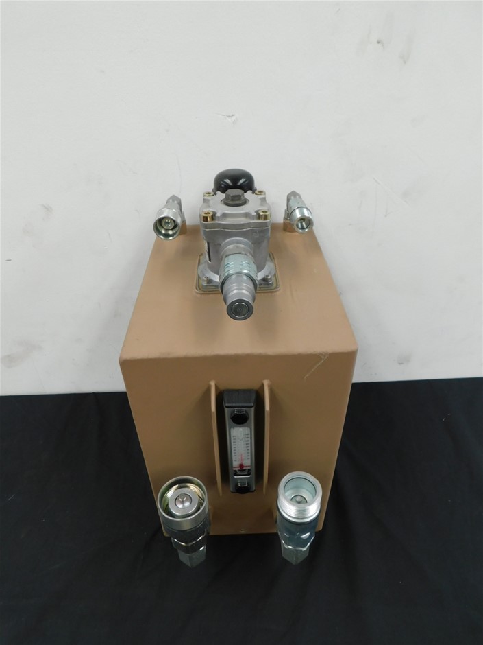 Hydac Hydraulic Filtration Tank With Filler & Bleeder System Auction