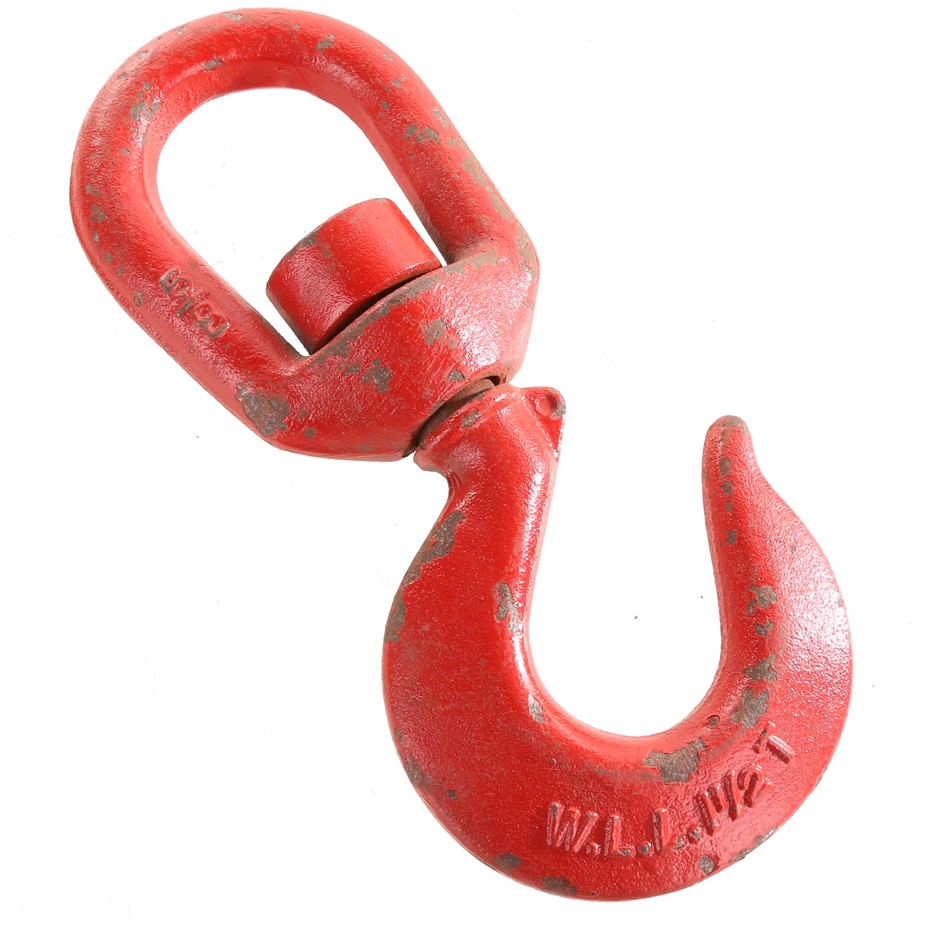 4 x CROSBY Eye Swivel Hooks WLL 1.5T. (257531230) Auction Australia