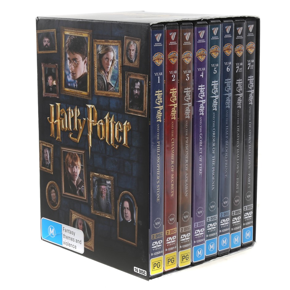 HARRY POTTER Complete 8-Film Collection. Buyers Note - Discount Freight ...