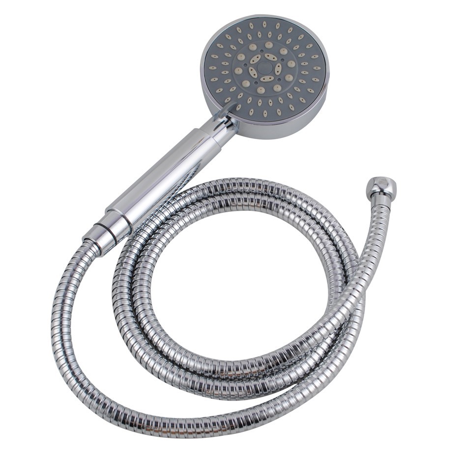 Round Chrome Rainfall Handheld Shower He