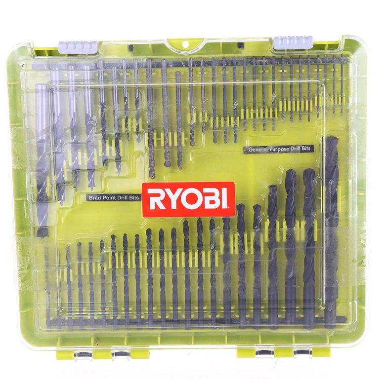 RYOBI 50pc Drill Bit Set Comprising Wood Bits & Tips, General Purpose