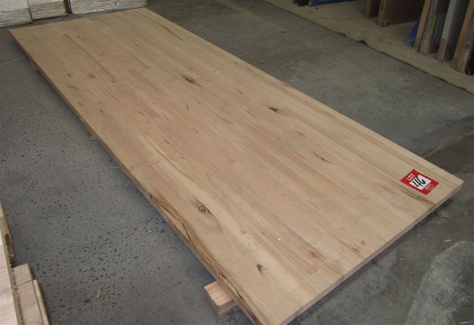 2400mm x 900mm x 33mm Victorian Ash Benchtop Auction (00603015361