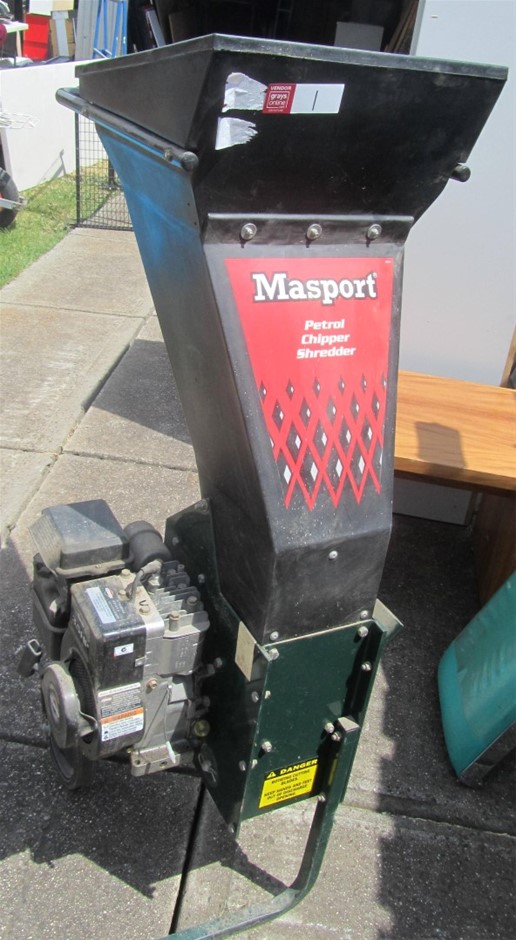 Masport Petrol Chipper Shredder Auction (00013015369) Grays Australia