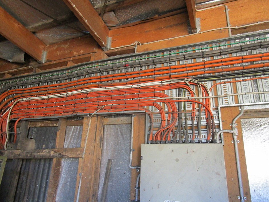 Large Quantity Of Assorted Electrical Wiring Throughout The Mill