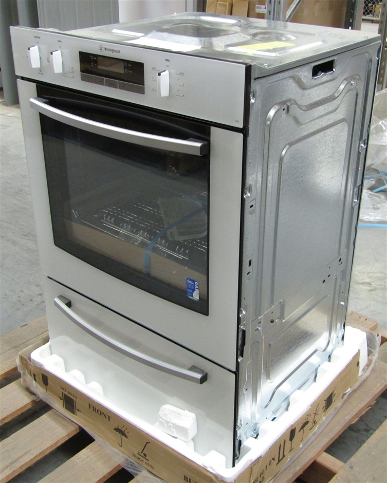 Westinghouse 60cm White Wall Oven Model GXR650WNG Auction (0074